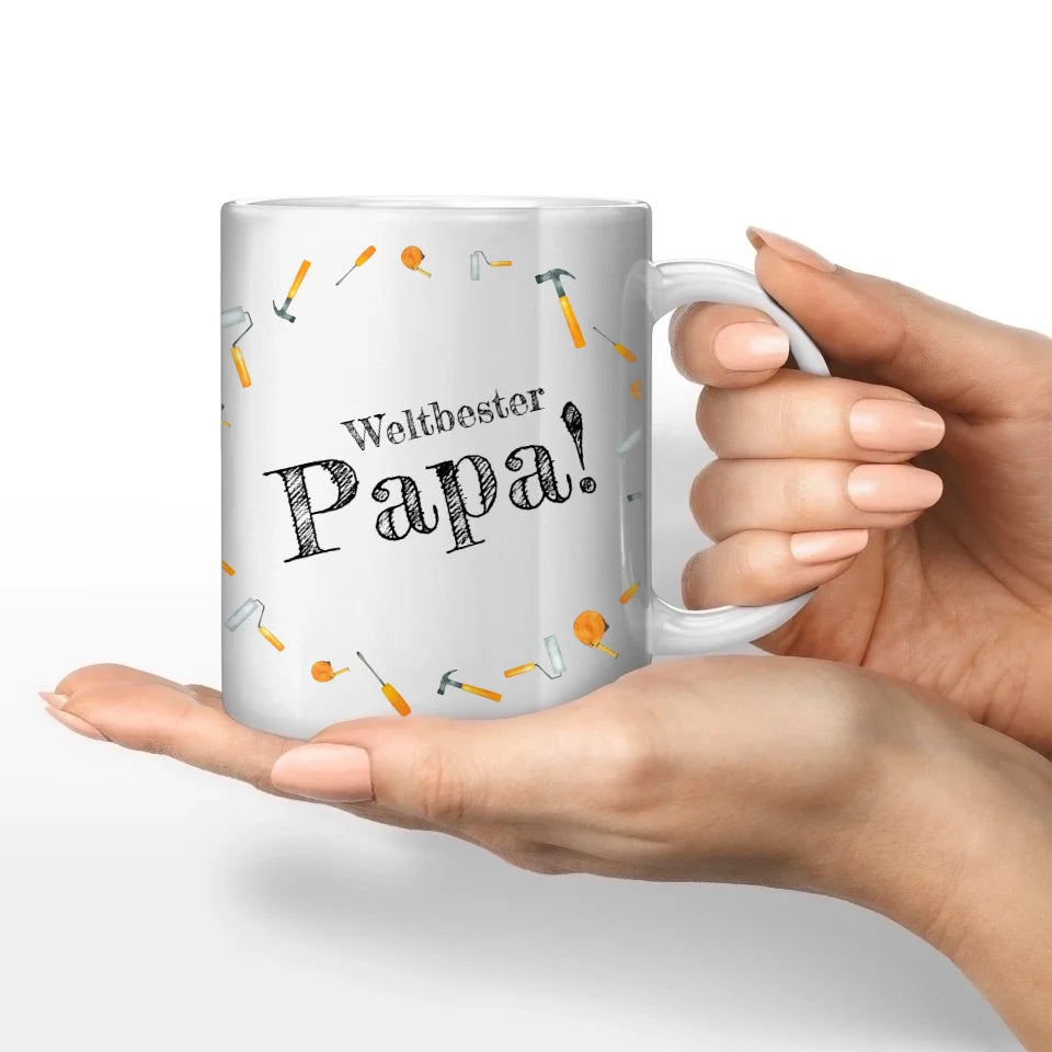 Motivtasse Vatertag "Hammer Papa"