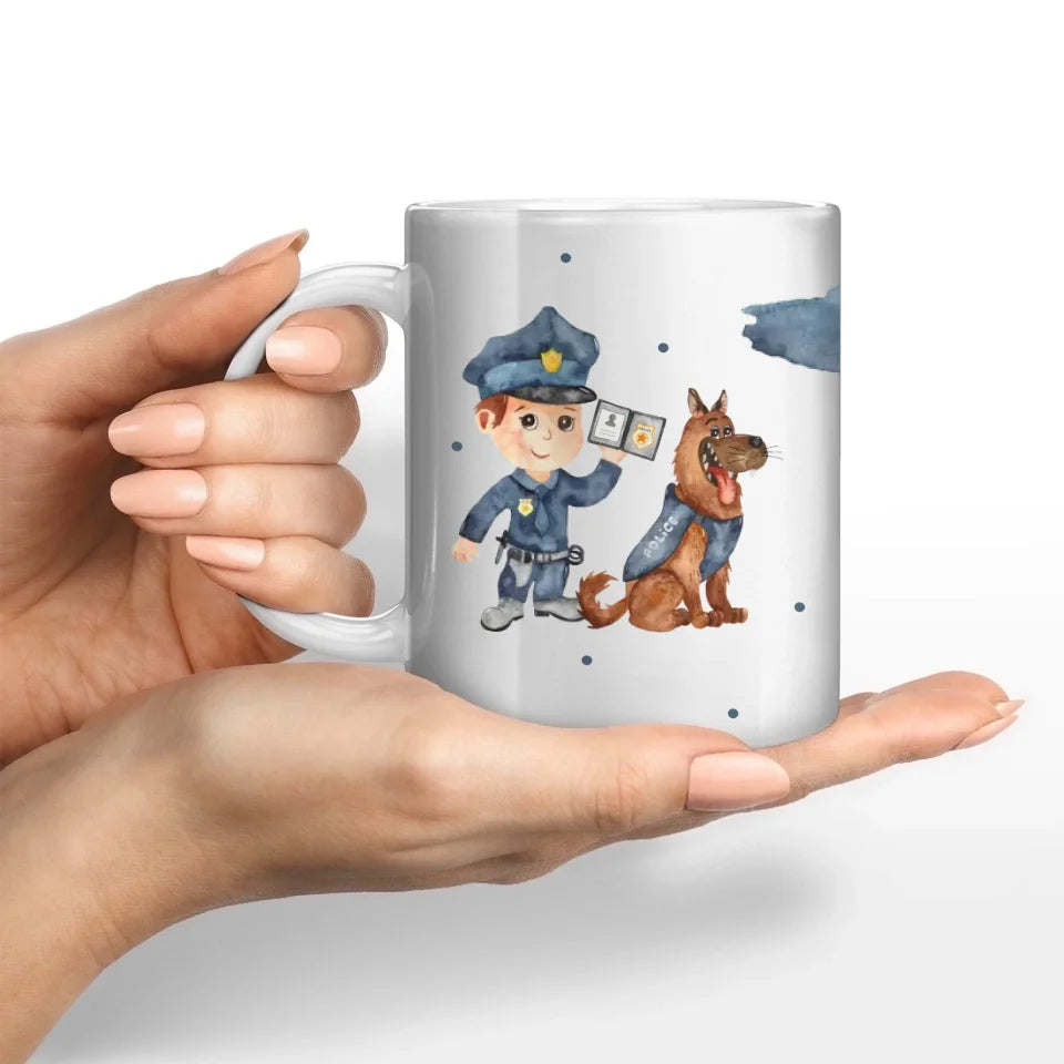 Motivtasse Polizei